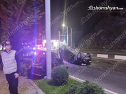 Մյասնիկյան պողոտայում բախվել են «Mazda»-ն և «Nissan X-Trail»-ը. 2 հոգի տեղափոխվել է հիվանդանոց