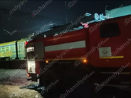 Մարդատար գնացքում հրդեհ է բռնկվել