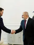Prime Minister Nikol Pashinyan had a meeting with MTS-Armenia shareholder Konstantin Sokolov and MTS-Armenia board chairman Tigran Gasparyan.