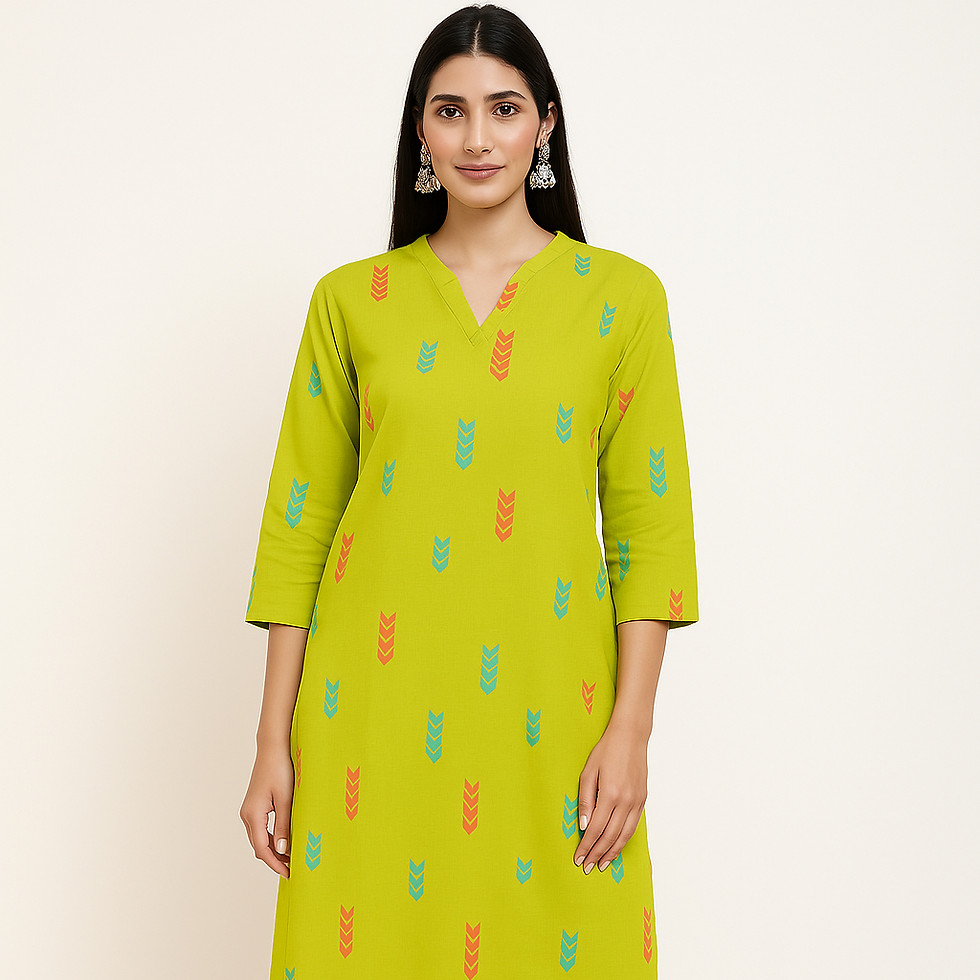 Thumbnail: Lemon Green kurti