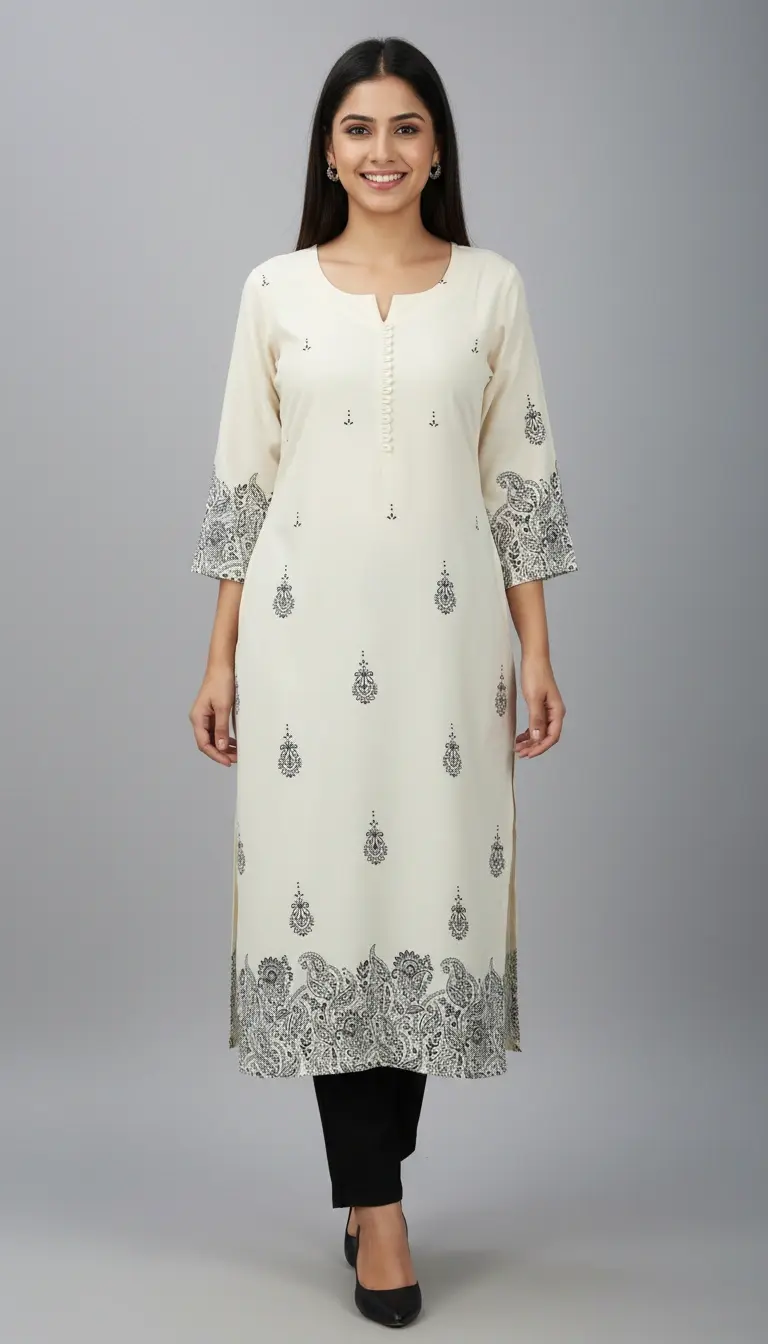 Thumbnail: Midnight Grace Long Kurti