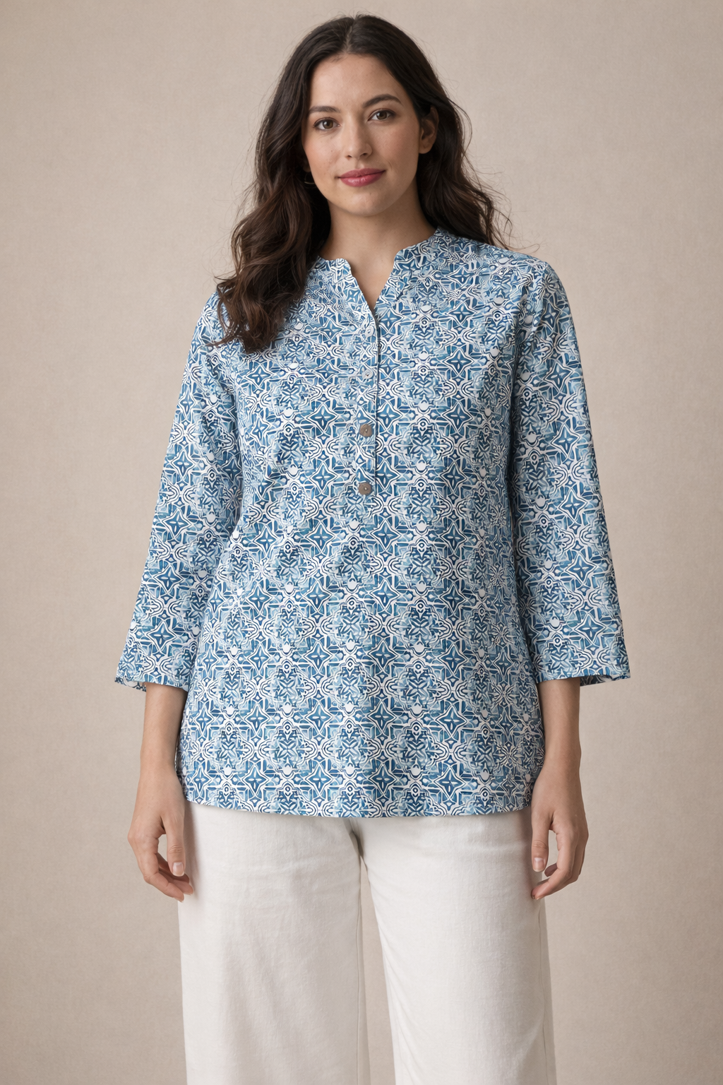 Blue Short Kurti