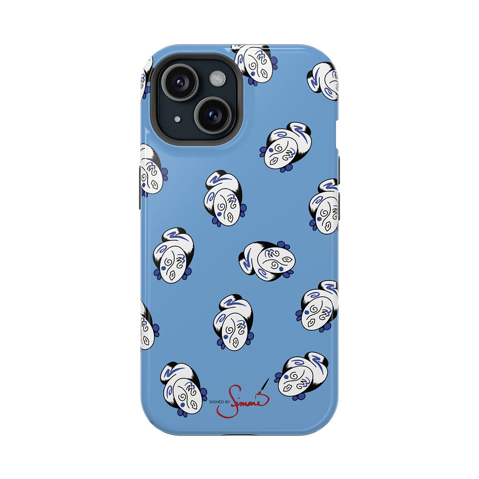 Thumbnail: Light Blue Durable Cell Phone Case