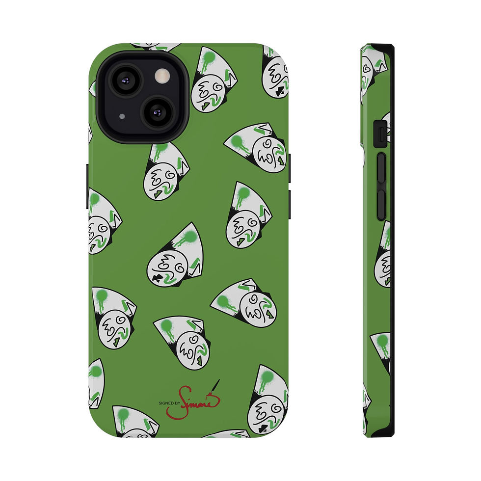 Green Durable Cell Phone Case