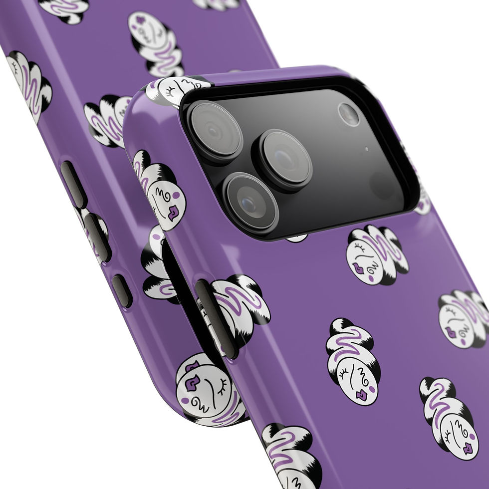 Thumbnail: Purple Durable Cell Phone Case