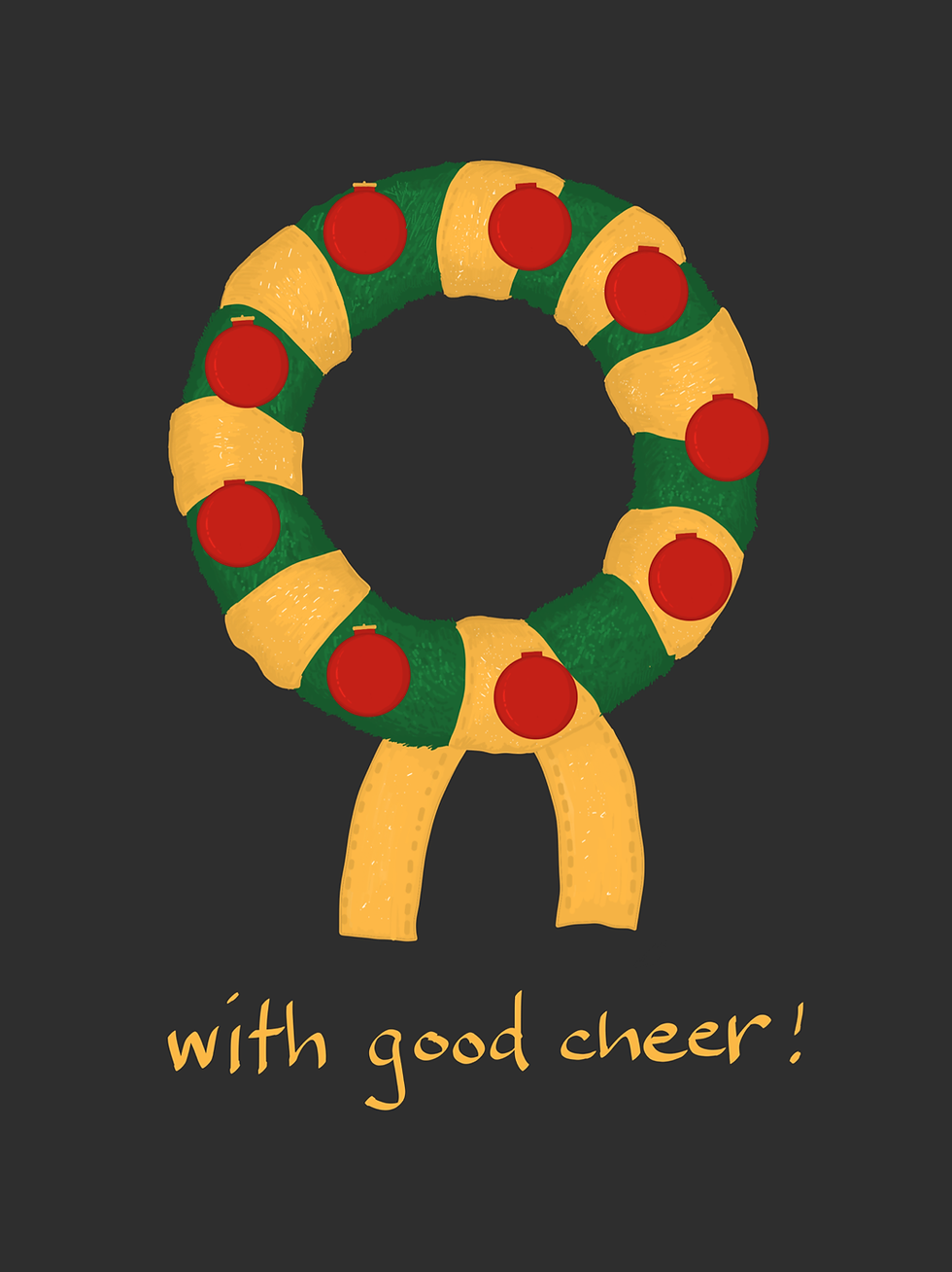 Thumbnail: Cheery Wreath Card