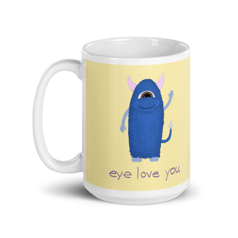 Thumbnail: Love Monster / Glossy Ceramic Mug