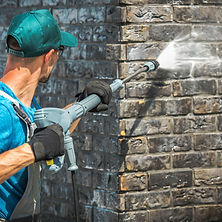 Pressure Washing Bricks