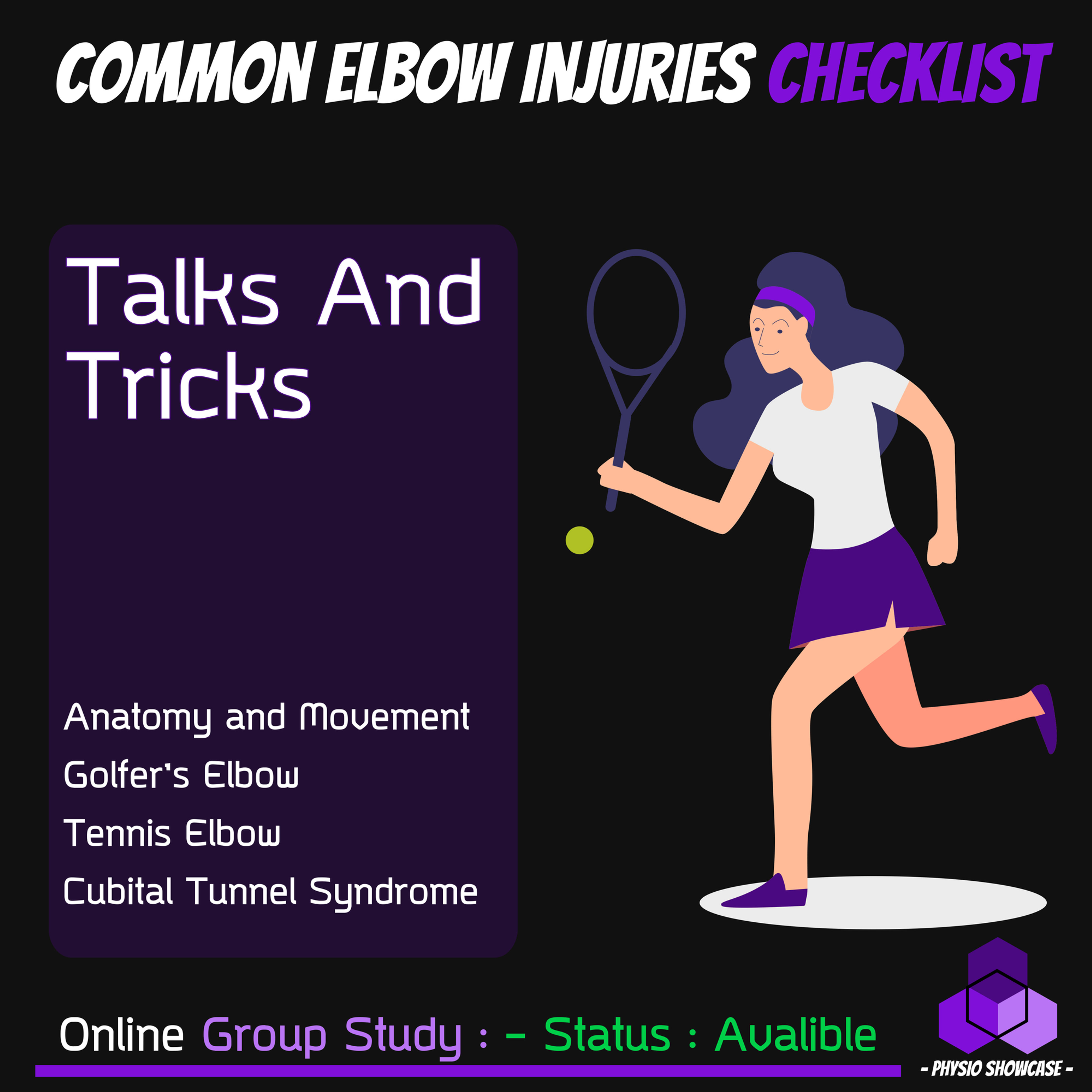 Common Elbow Injuries Checklist (2021)