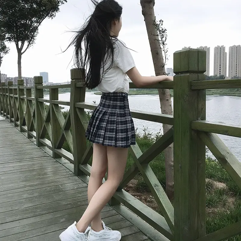 Thumbnail: Classic Pleated Tennis Skirt – Japanese Inspired Design