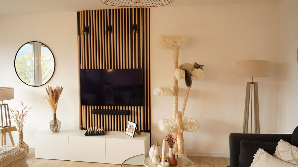 Arbre à chat, décoration, handmade