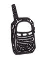 Illustration du talkie-walkie d'Andrea