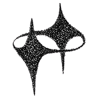 Logo l'éveilleuse, deux étoiles se tenant la main