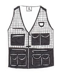 Illustration de la veste d'espion d'Andrea