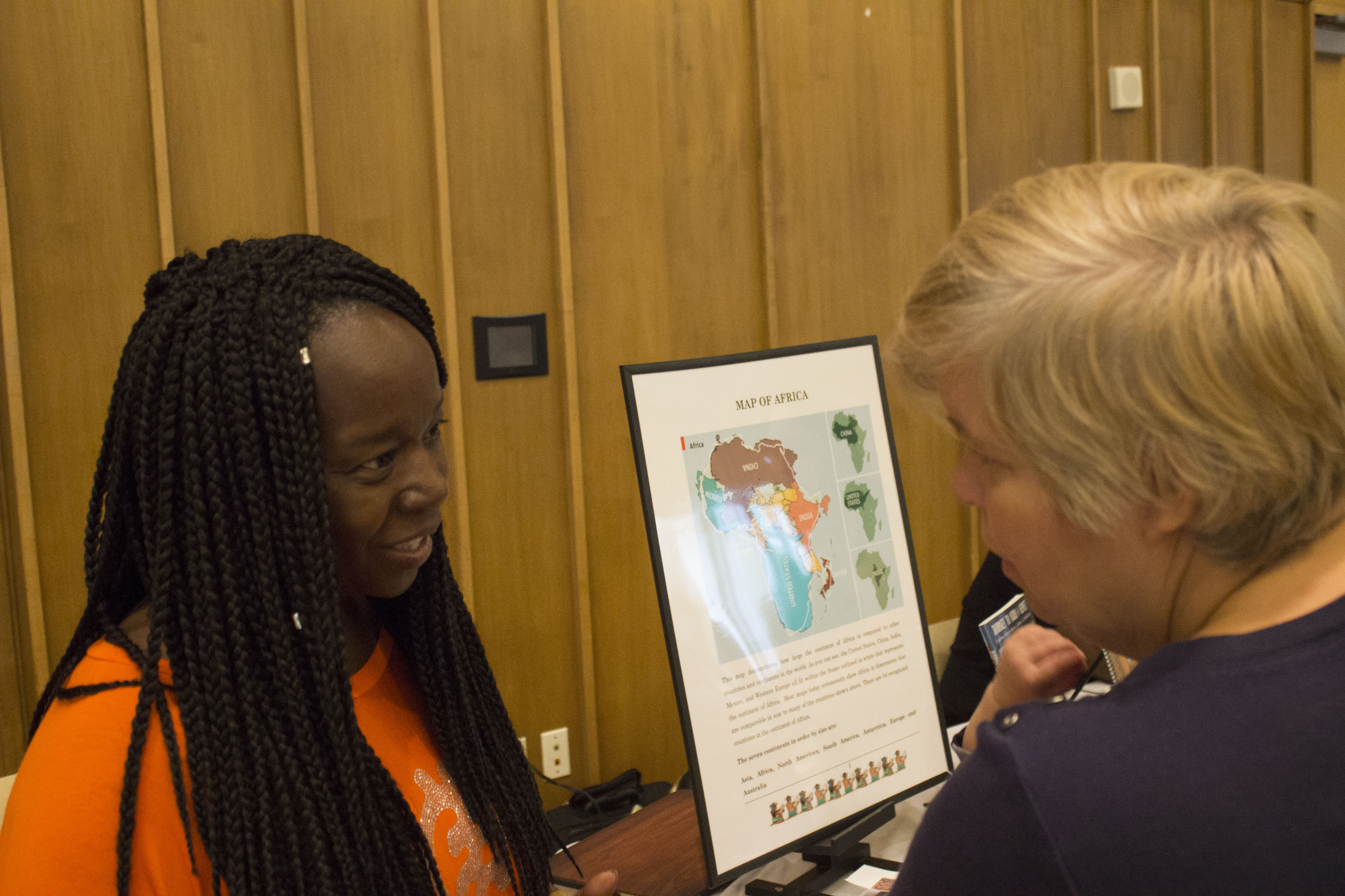Angel Harriott at Teach Africa Day