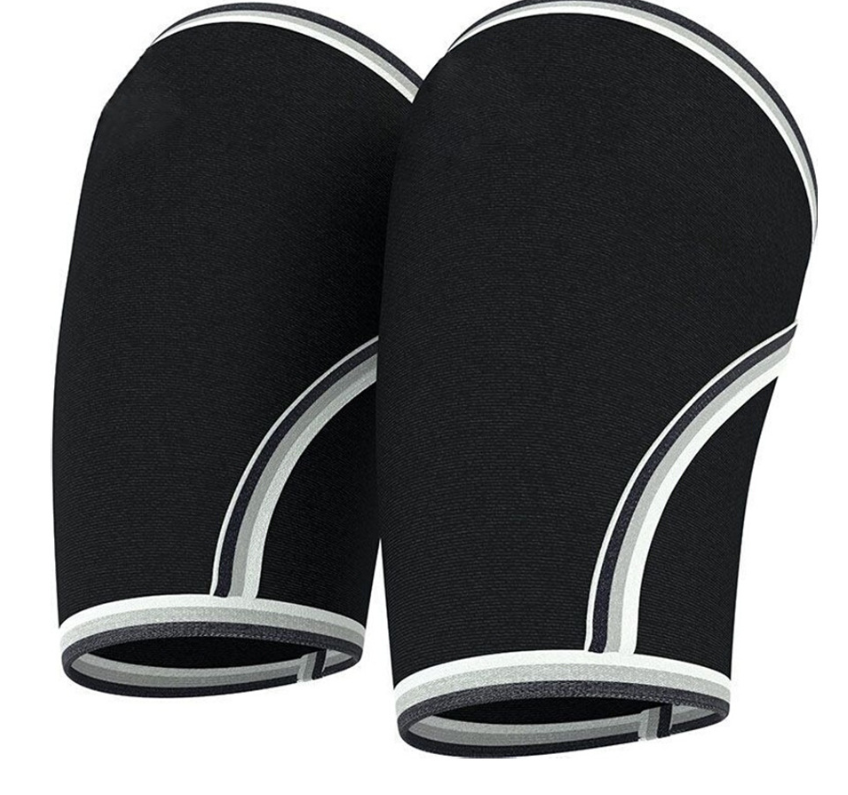 Thumbnail: Thick Weightlifting Knee Sleeves, 7mm Neoprene Support