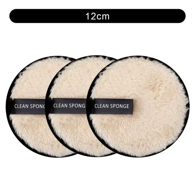 Thumbnail: Set of 3 Reusable Makeup Remover Pads and Towels
