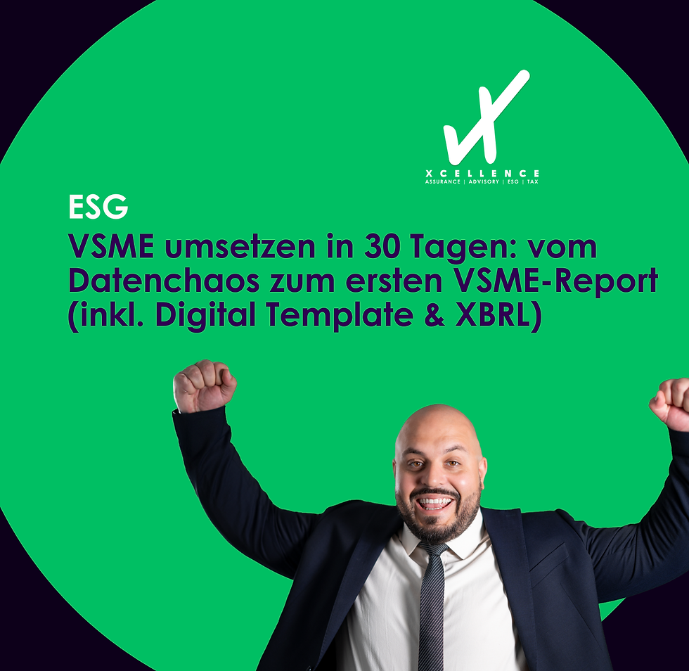 VSME - freiwilliger Nachhaltigkeitsstandard