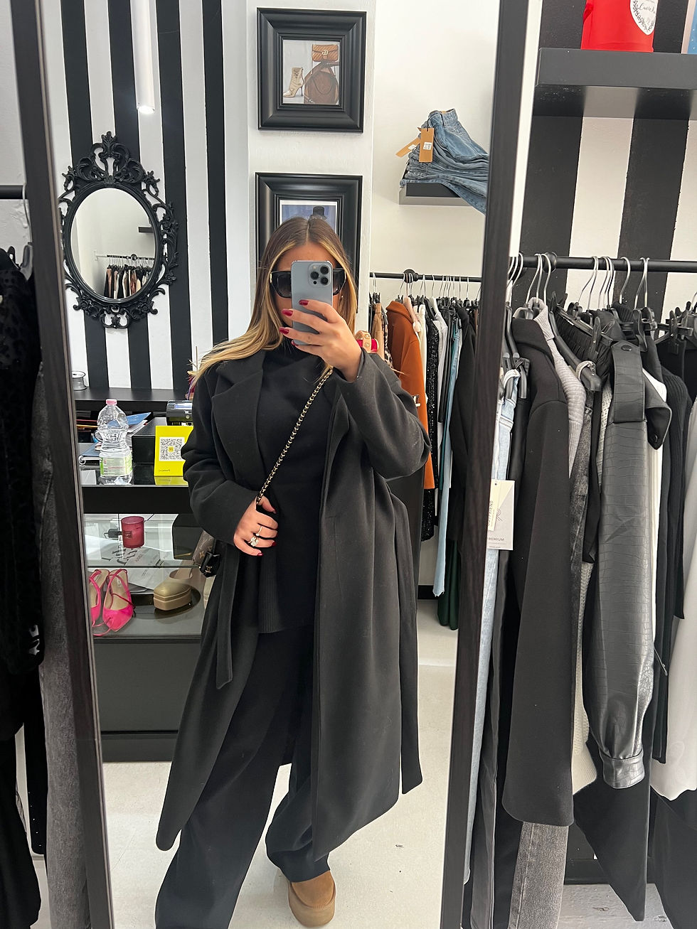 Miniatura: cappotto cintura kelly 