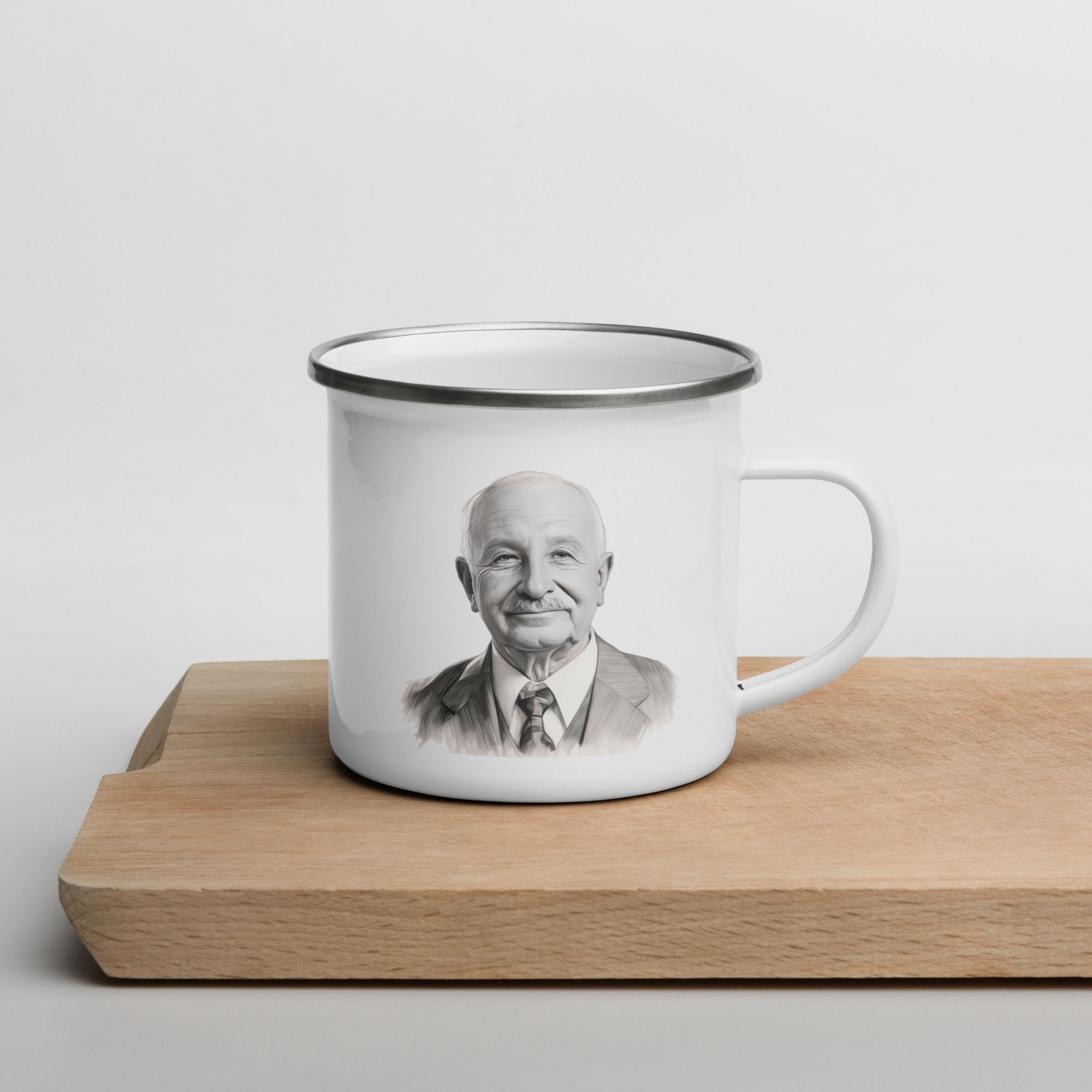 Ludwig Von Mises Enamel Mug