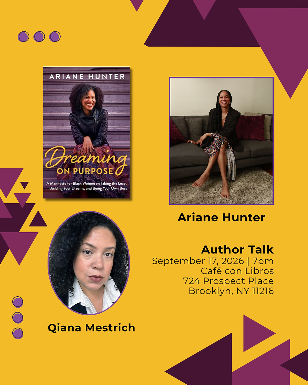 Book Event: "Dreaming on Purpose" by Ariane Hunter