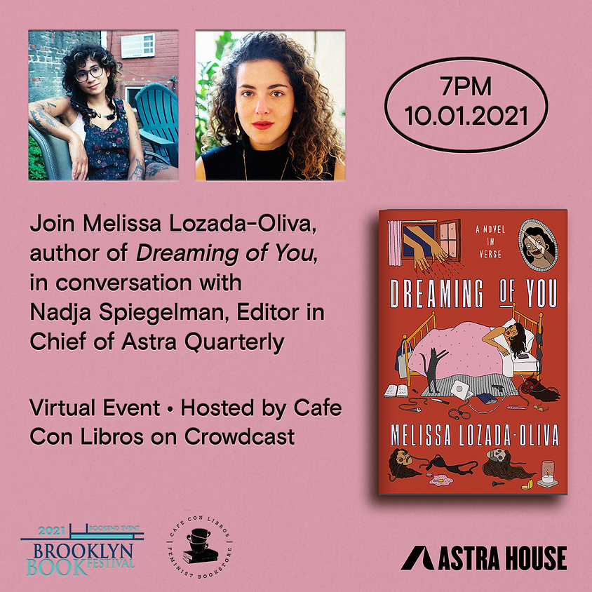 Author Talk: Dreaming of You | Melissa Lozada-Oliva with Nadja Spiegelman