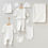 Thumbnail: 10-Piece Elegant Baby Layette Set with Pleated Details