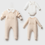 Thumbnail: Organic Cotton Boy Overall&Long Sleeve Cotton Onesie 0-12M