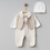 Thumbnail: A Pack of Three Sizes Boy Special Day Vest and Bow Tie Footed Overall & Hat 0-9M