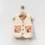 Thumbnail: A Pack of Four Sizes Teddy Print Unisex Sherpa Baby Vest | Cozy Lined
