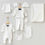 Thumbnail: 10-Piece Elegant Baby Layette Set with Pleated Details