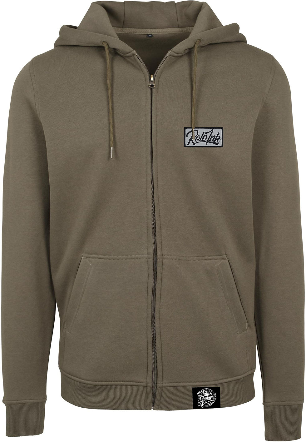 Miniaturbild: Heavy Zip Hoodie Rolo Ink Grey Black Patch