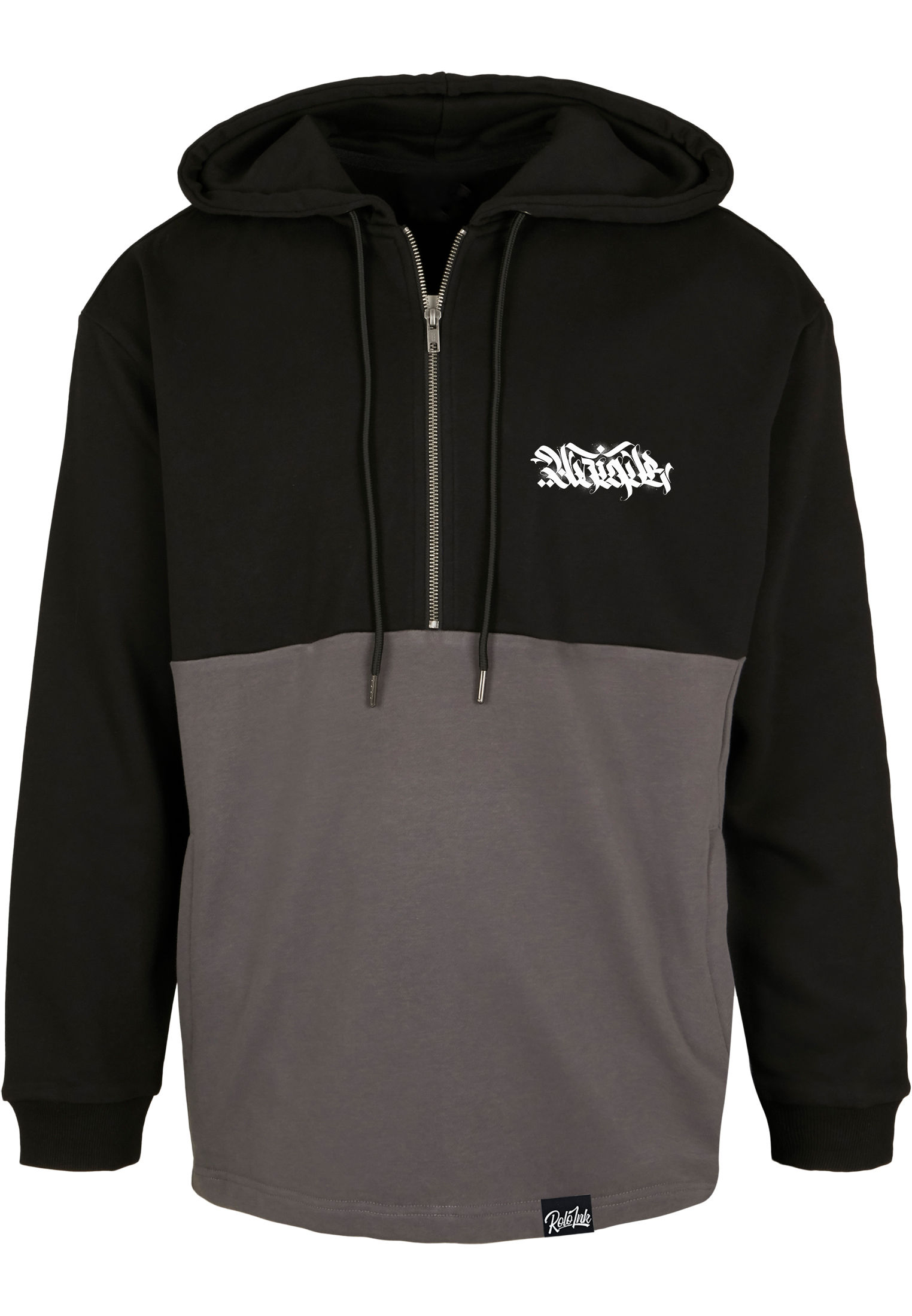 Relaxed Half Zip Hoodie Rolo Ink Unique