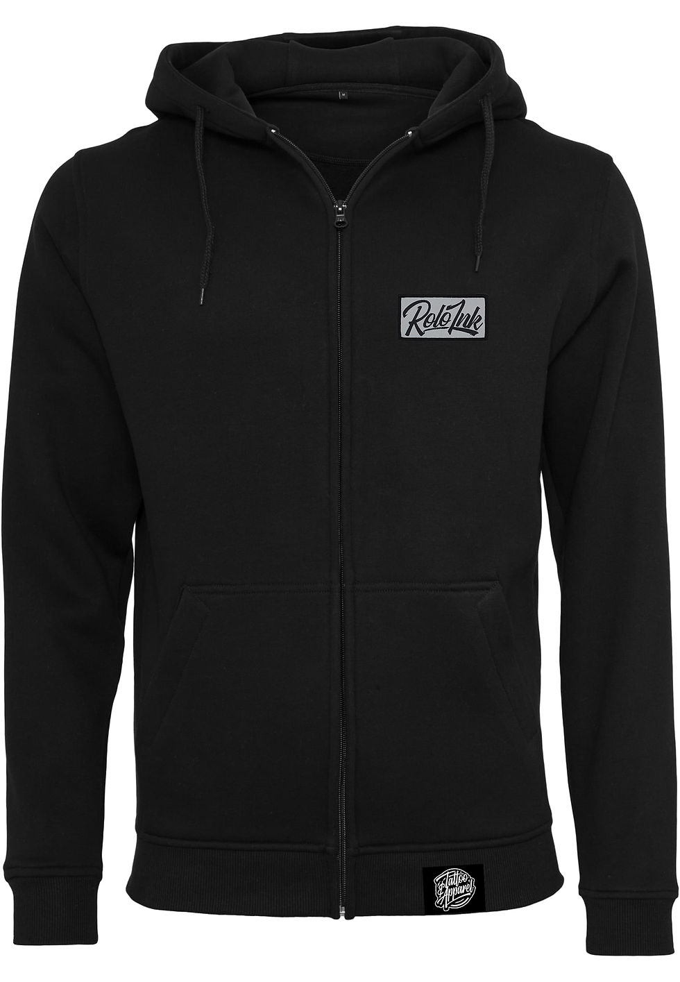 Miniaturbild: Heavy Zip Hoodie Rolo Ink Grey Black Patch