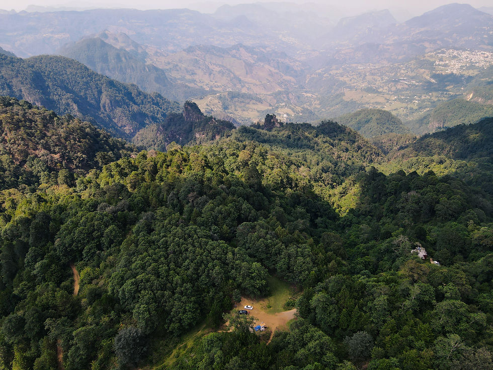 Foto con dron, tenango de doria