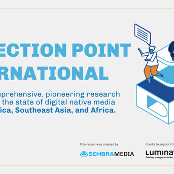 Digital media disruptors punching above their weight, achieving societal impact on shoestring budget