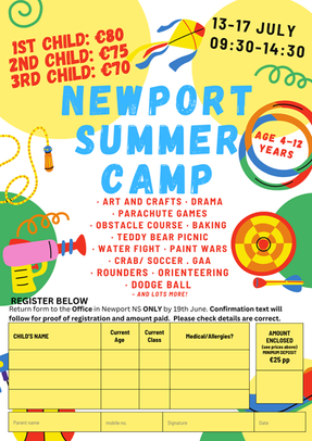 Newport Summer Camp 2026