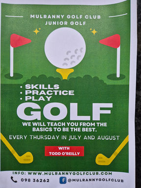 Junior Golf at Mulranny  Golf Club