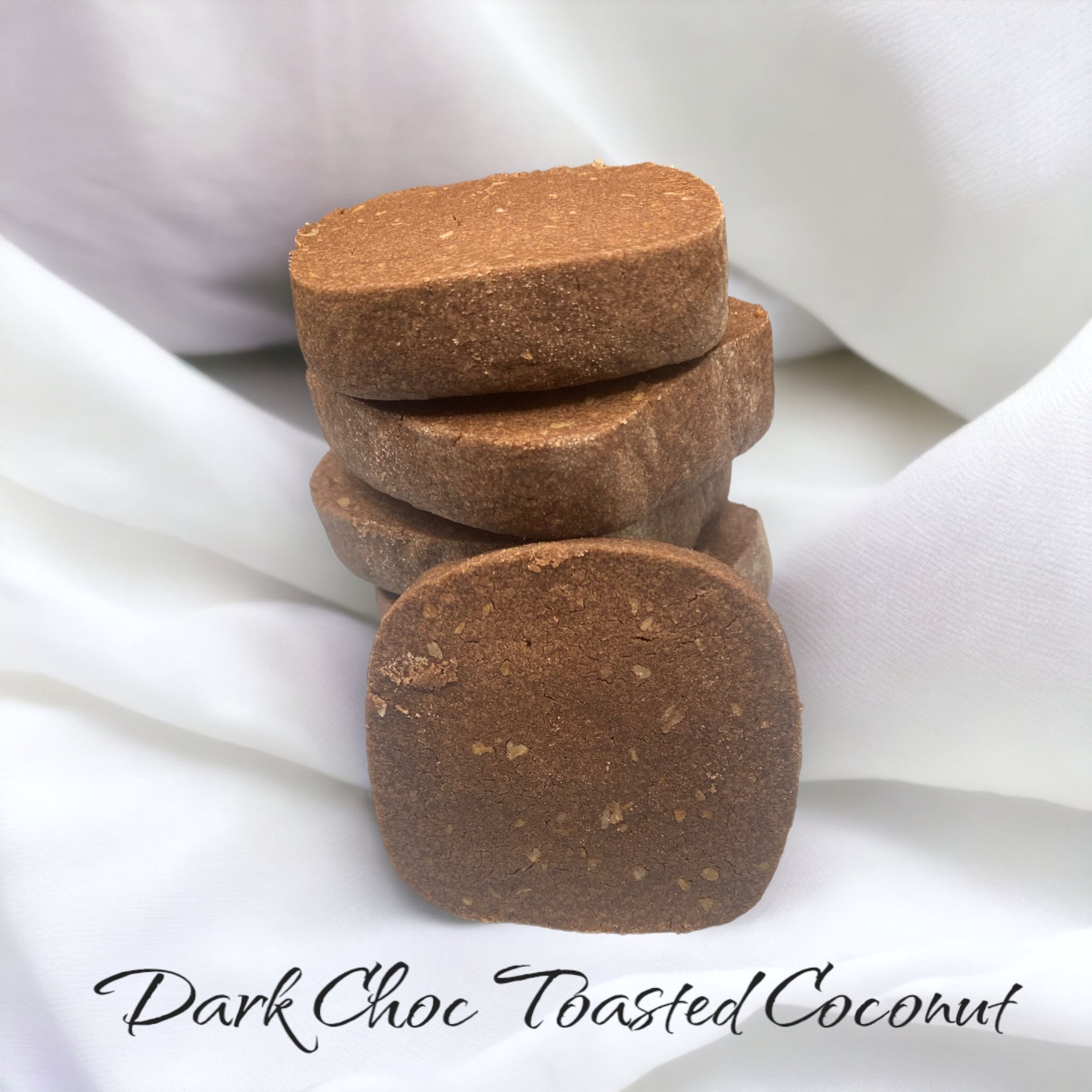 Dark Chocolate & Toasted Coconut Shortbread - Available as Original Gourmet, Vegan/DF, No Added Gluten & DF/No Added Gluten
