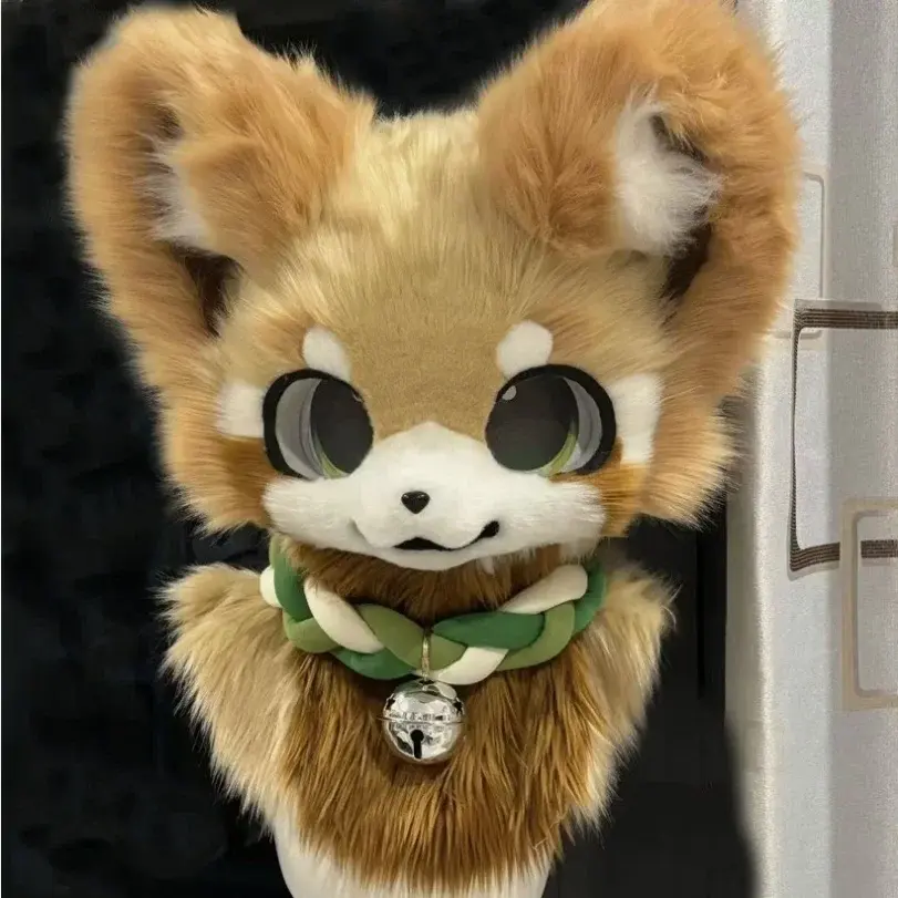 Flausch-Faktor 100: Kemono Fursuit-Head "Forest Guardian"