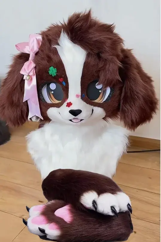 Sweet Meadow Fursuit-Set: Chocolate Spaniel "Lucky Love"