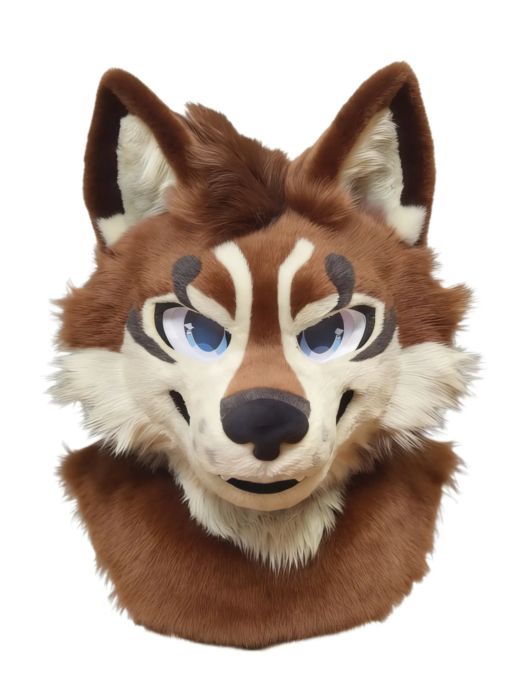Der zeitlose Klassiker: Fursuit-Head "Wild Spirit" Wolf/Husky