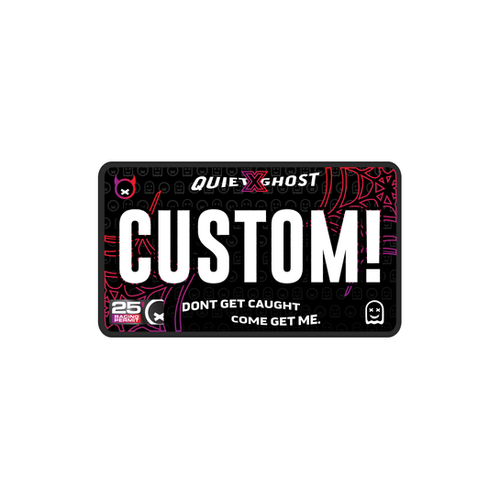 Quiet X Ghost - Custom Moto Plate | Quiet Racing Club