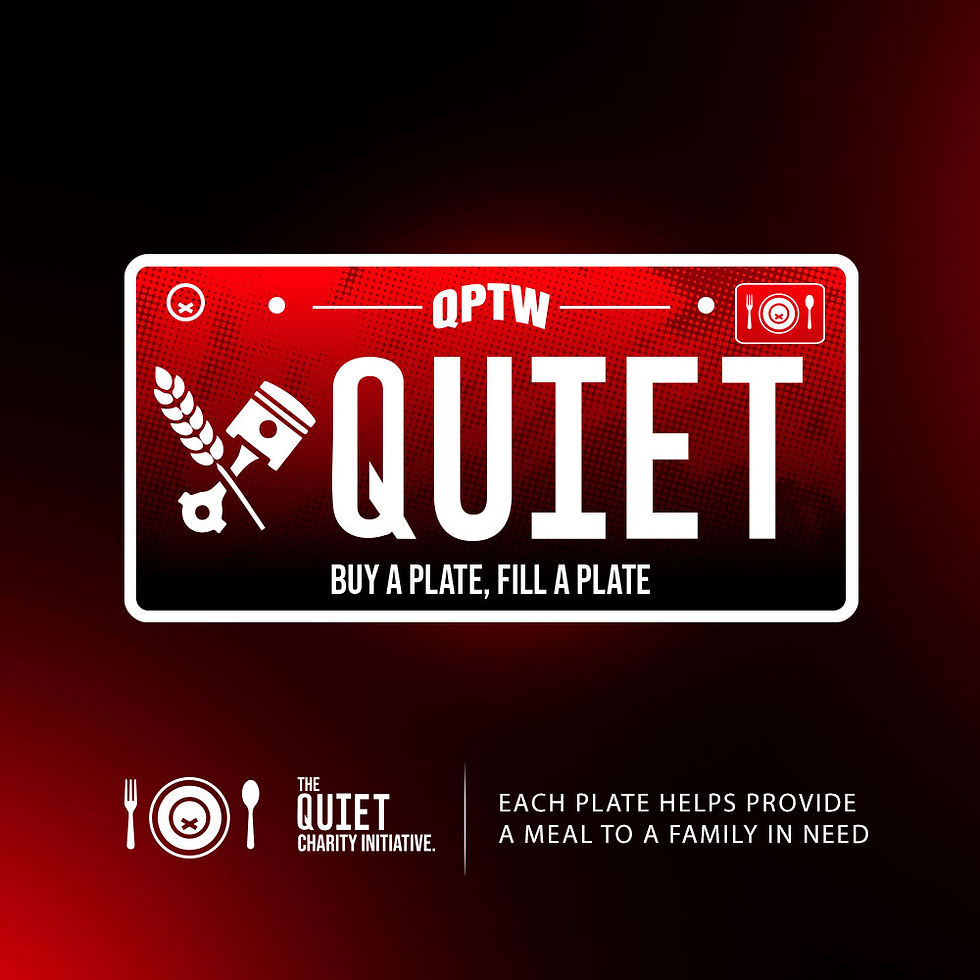 Thumbnail: Quiet - Charity Vehicle Plate