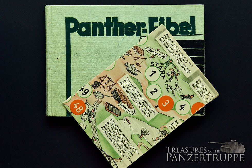 Thumbnail: Panther-Fibel with the «Knüppel»-Game