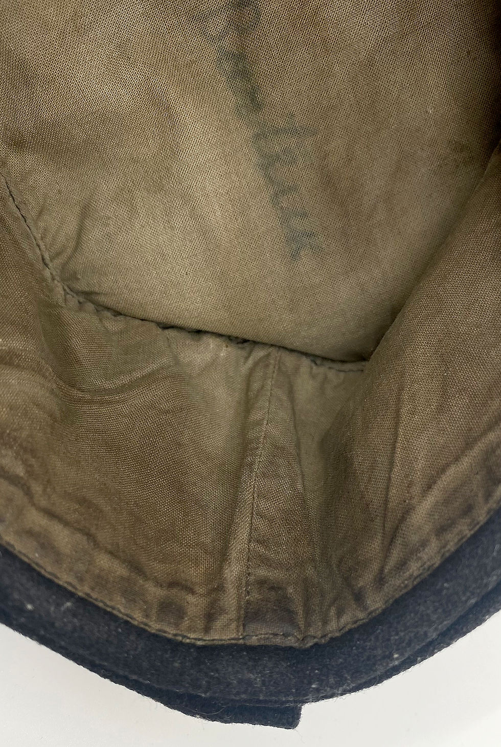 Thumbnail: Excellent "been there" Heer black Panzer EM M42 cap