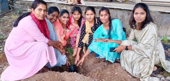 Tree plantation Shree Kapildhara Polytechnic, Waki .
