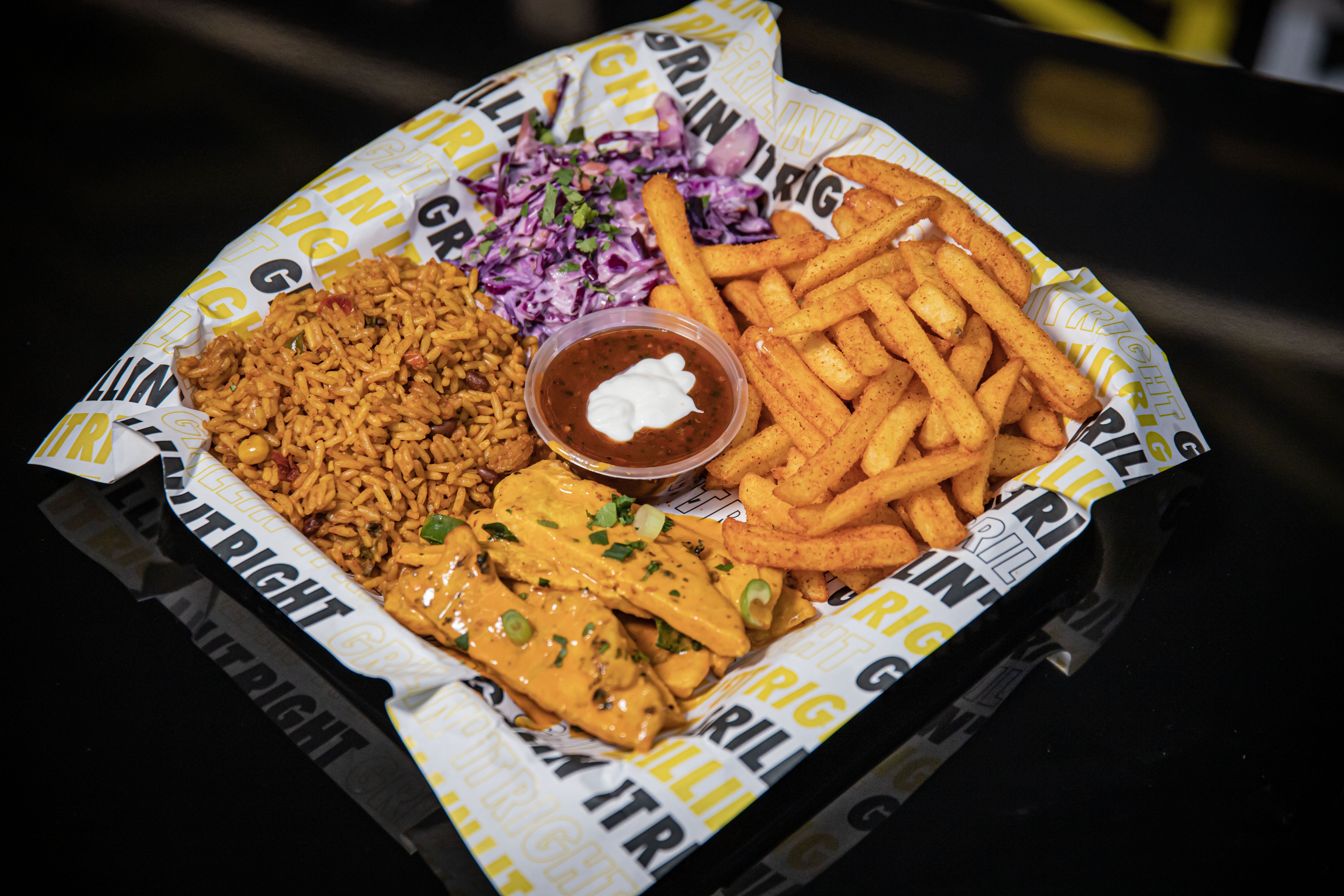 Arranged Food and Objects