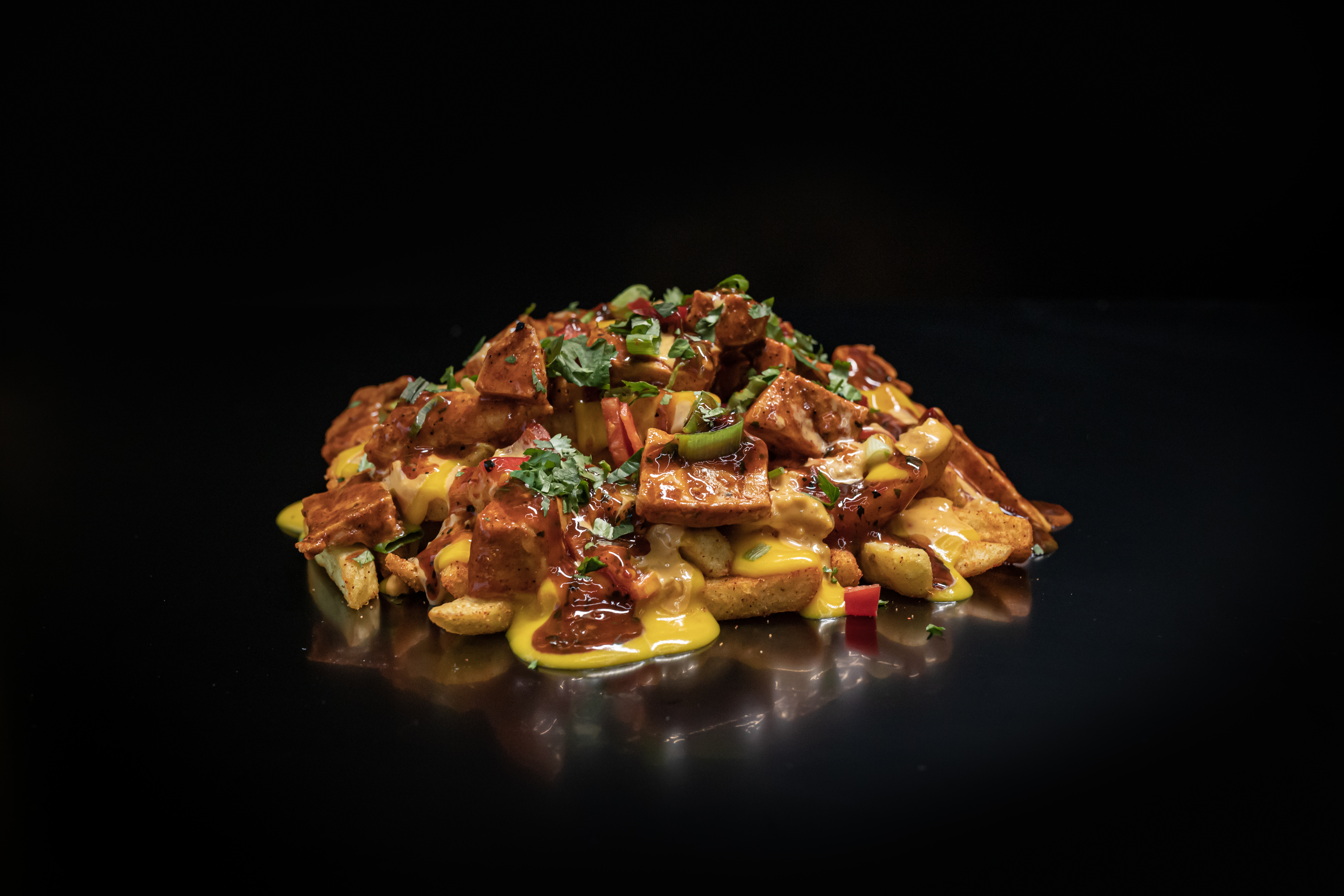 Arranged Food and Objects