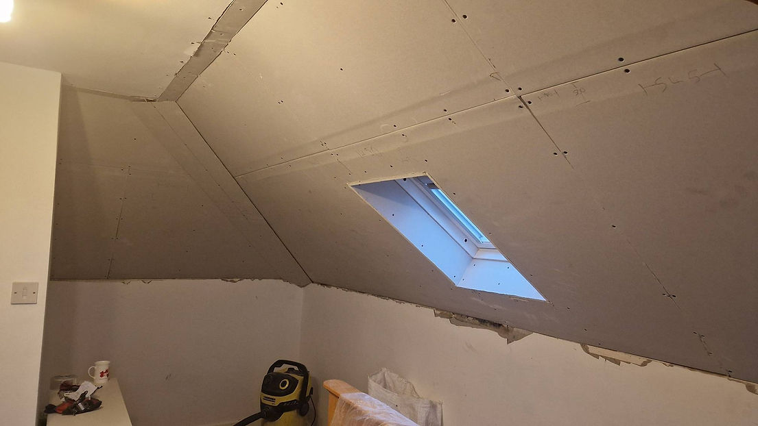 Attic room under construction